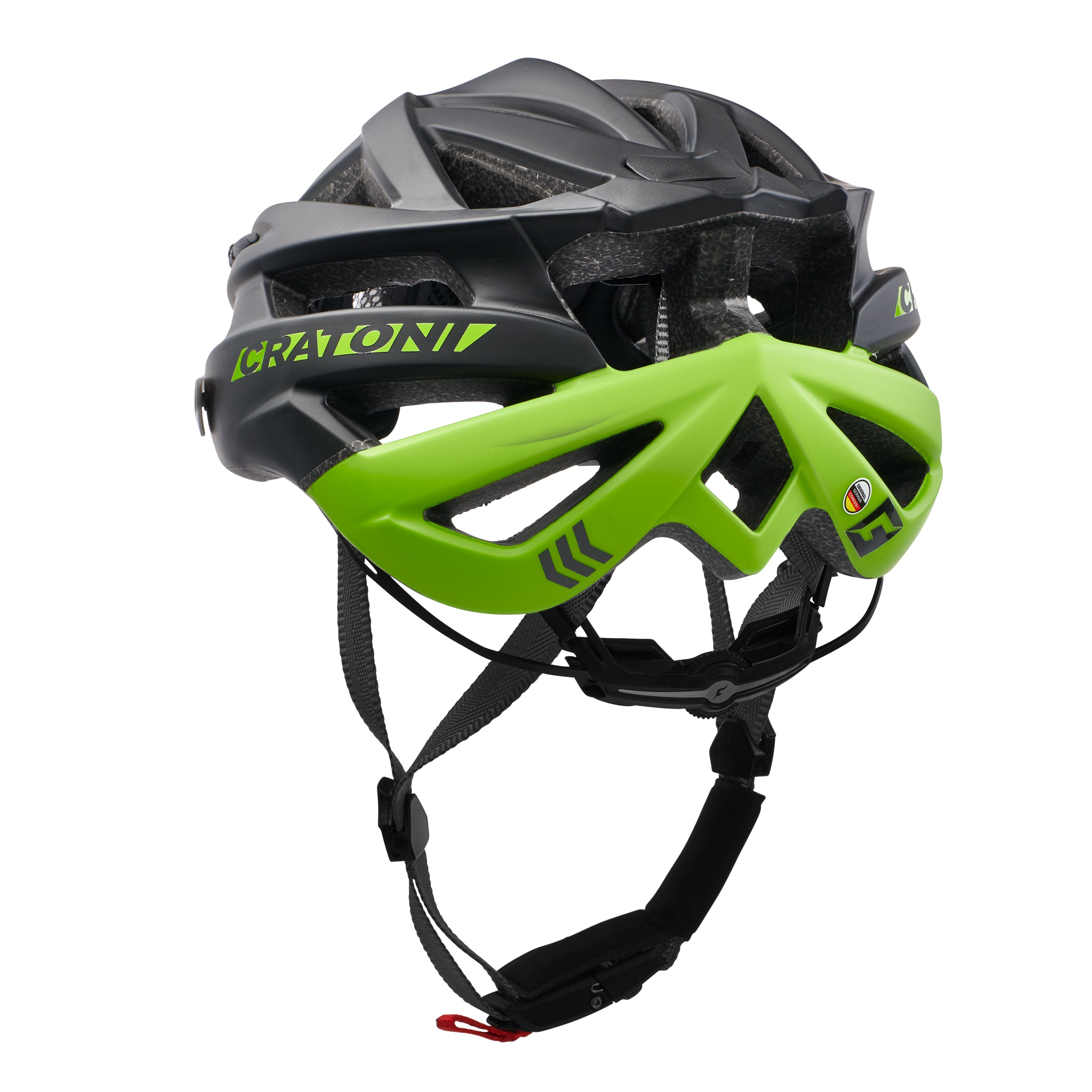Helmet Cratoni Agravic Black/lime Matt