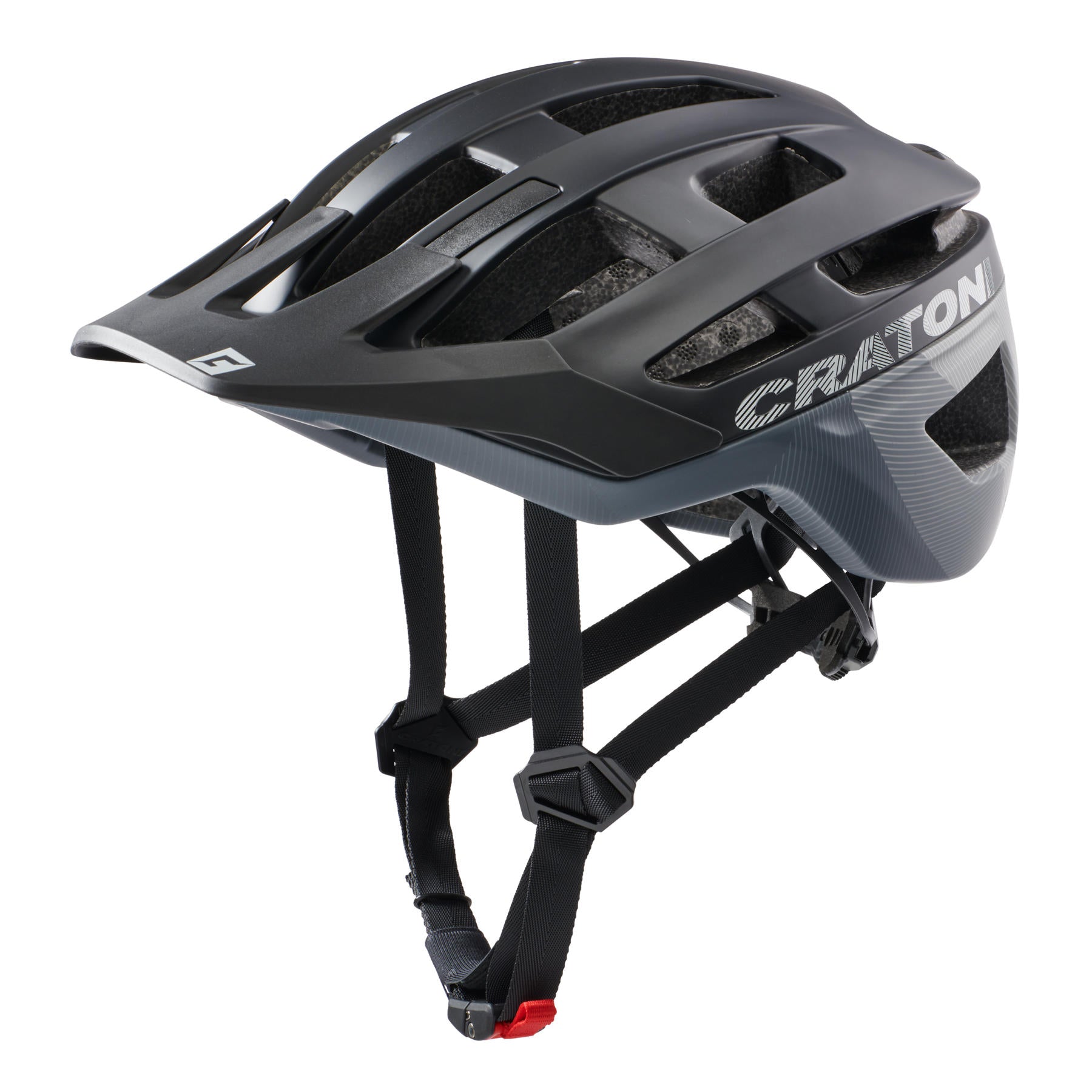 Helmet Cratoni Allrace Black/grey Matt