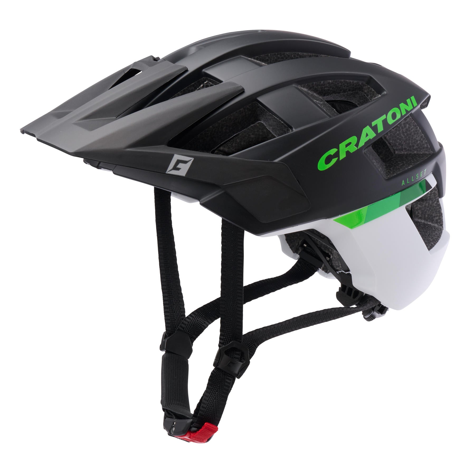 Helmet Cratoni Allset Black/white Matt