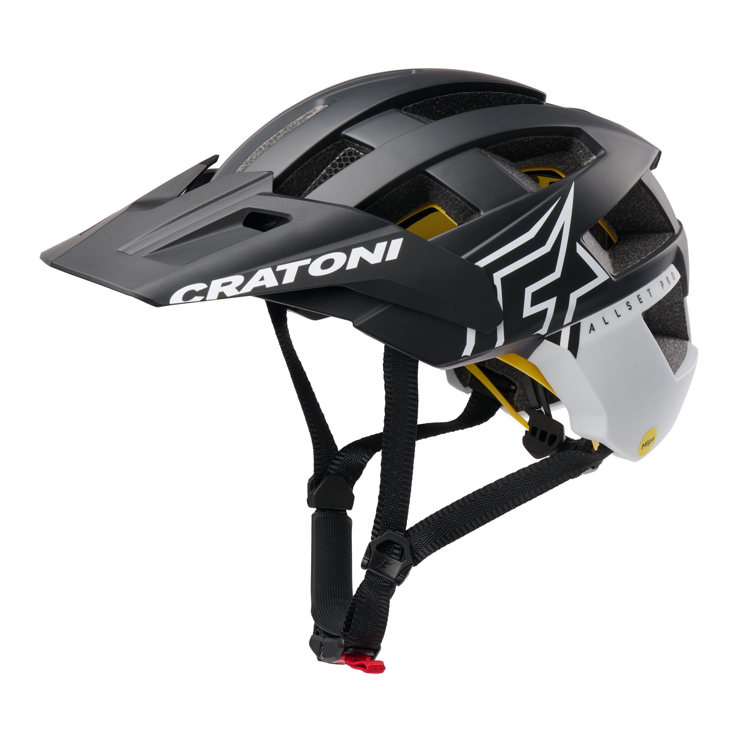 Helmet Cratoni Allset Pro Mips Black/white Matt