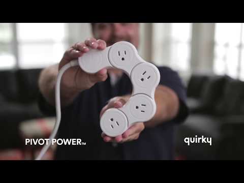 Quirky Pivot Power Stekkerdoos - Noir
