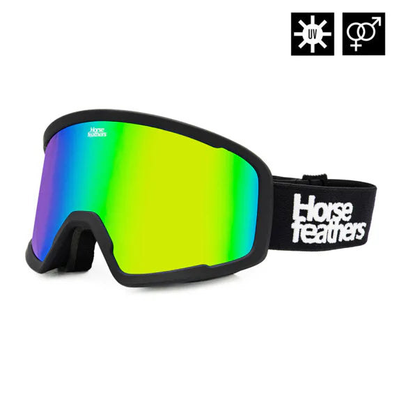Horsefeathers Huck Goggles (black/mirror Green)