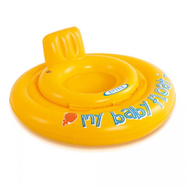 Intex Baby Swim Seat | Round | Yellow | Up To Max 11 Kg