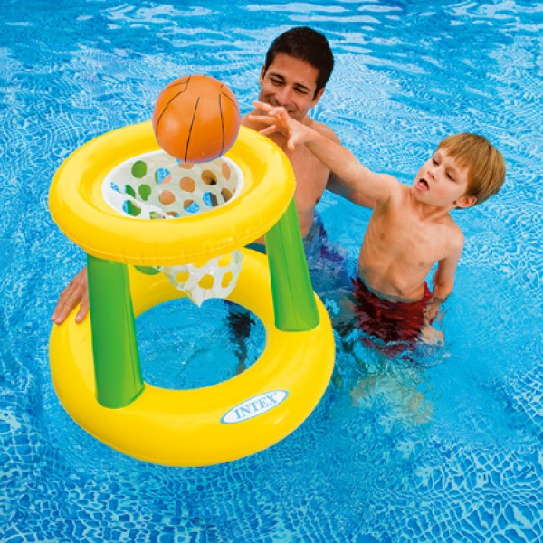 Intex drijvende basketbalspelmand met bal