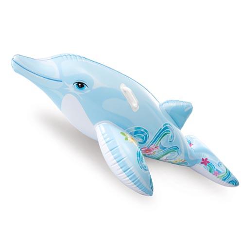 Intex Dolphin Ride-on | Blue | 175x66 Cm