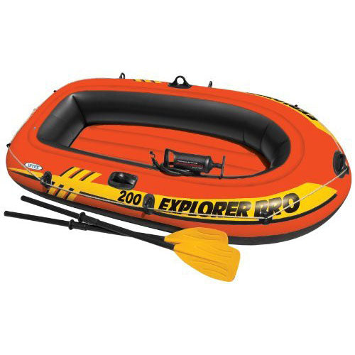 Intex Explorer Pro 200 Inflatable Boat Set With Paddles And Pump**
