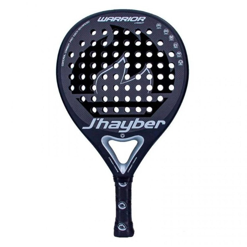 Jhayber Laochra Carbóin Padel Dubh Raicéad Ildath