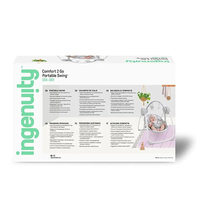 Преносима люлка Ingenuity Comfort 2 Go - Cuddle Lamb
