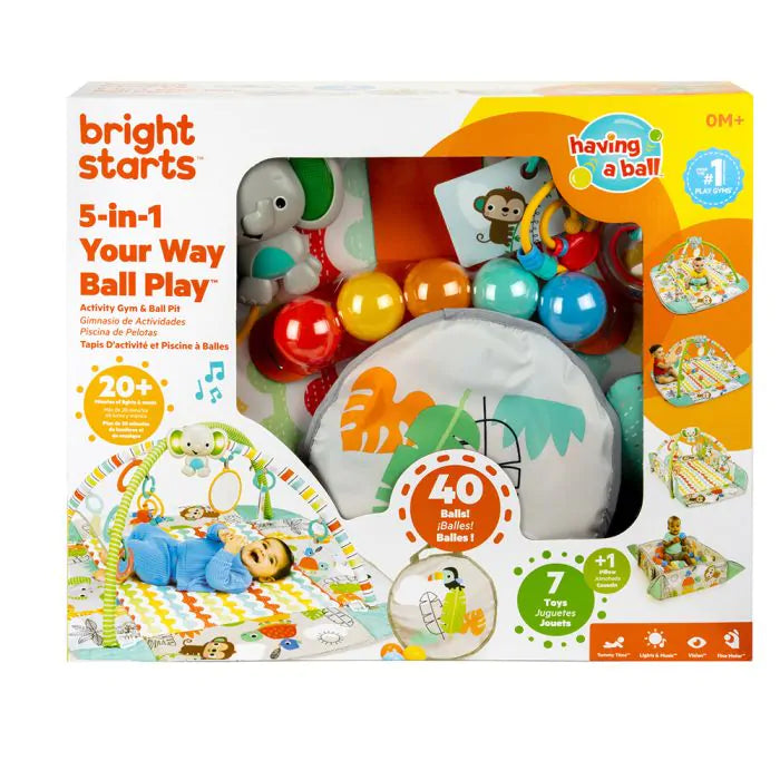 Bright Starts 5-in-1 Your Way Ball Play Gym & Ball Pit