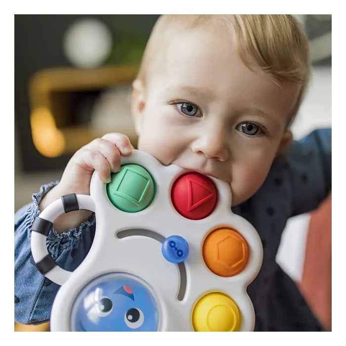 Baby Einstein Opus Shape Pops Zrănitoare senzorială și Teether