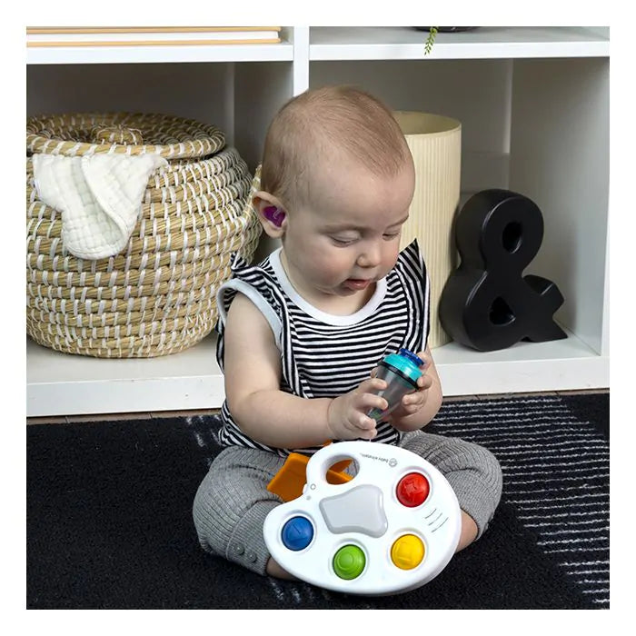 Jouet sensoriel Popper palette de couleurs Baby Einstein