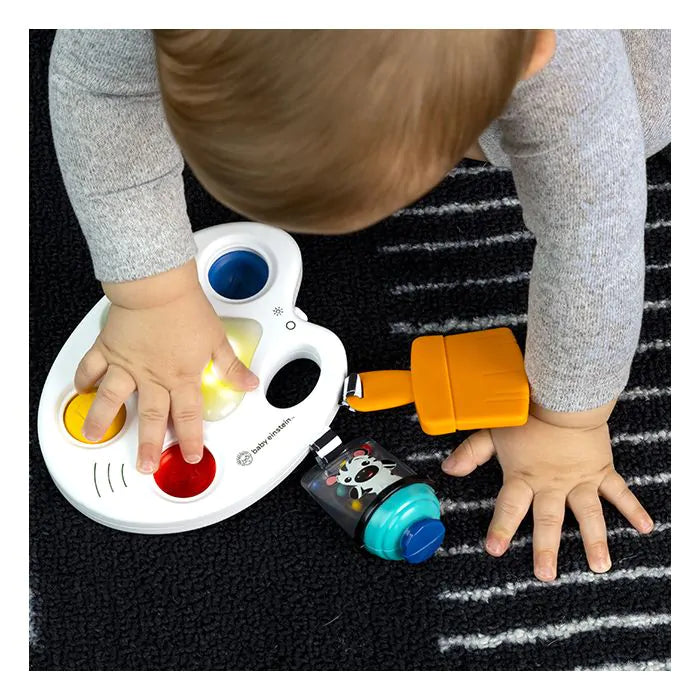 Jouet sensoriel Popper palette de couleurs Baby Einstein