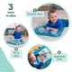 Bright Starts Stitch Making Waves Tummy Time Water Mat