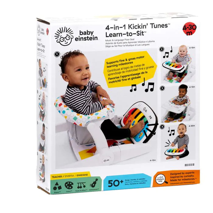 Baby Einstein Tappin' Tunes 4in1 Sit Up Floor Seat