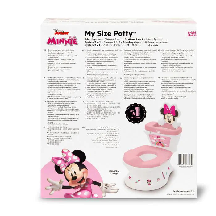 Bright Starts Minnie Mouse My Size Töpfchen 2-in-1-System