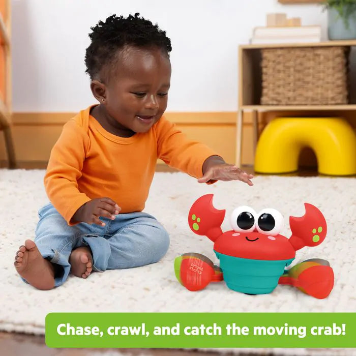 Bright Starts Rockin' Crawling Crabe Rouge