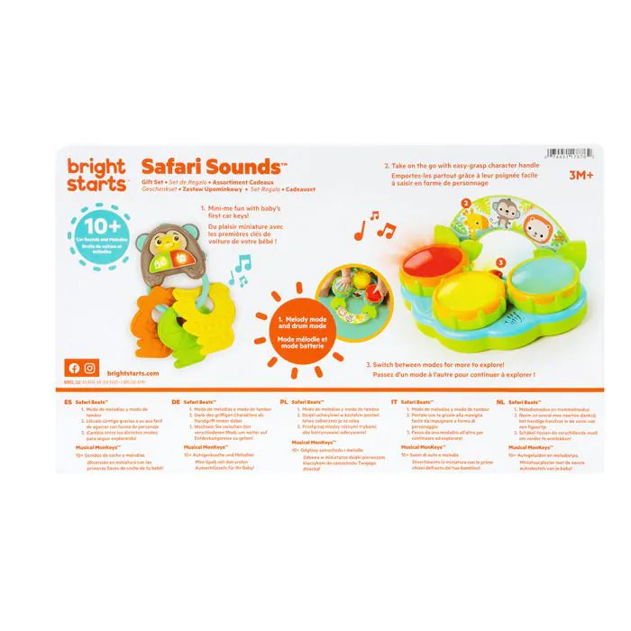 Bright Starts Safari Sounds Gift Set