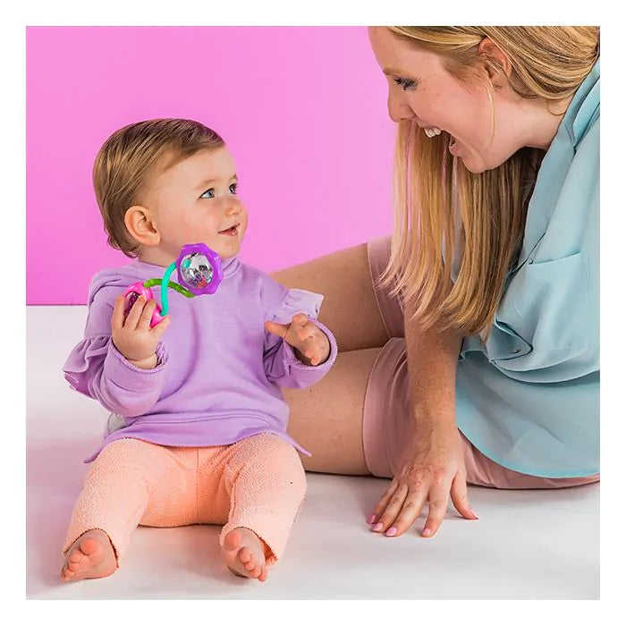 Bright Starts Rattle And Shake Barbell Toy - Purple