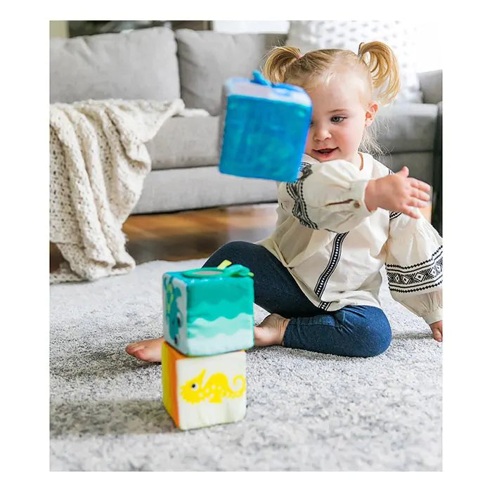 Bébé Einstein Explorez et découvrez les jouets en blocs souples