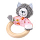 Ku00e4the Kruse In The Garden Wooden Grabbing Toy Cat