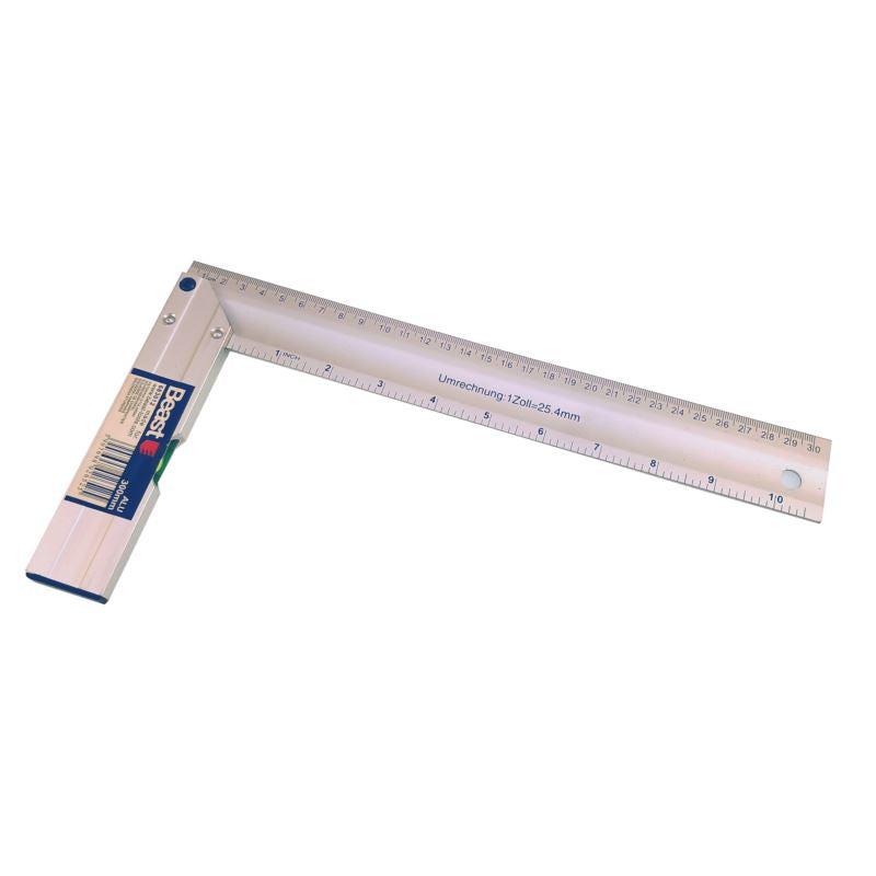 Aluminium hoekstang 300 mm met waterpas Duurzaam