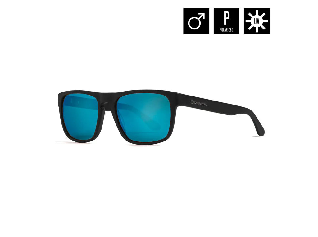 Horsefeathers Keaton Sunglasses (brushed Black/mirror Blue)