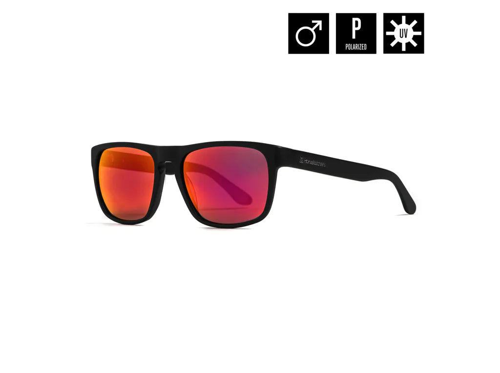 Horsefeathers Keaton Sunglasses (matt Black/mirror Red)