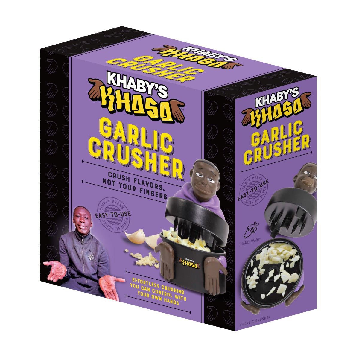 Khaby Lame Garlic Crusher – Crush Garlic Effortlessly