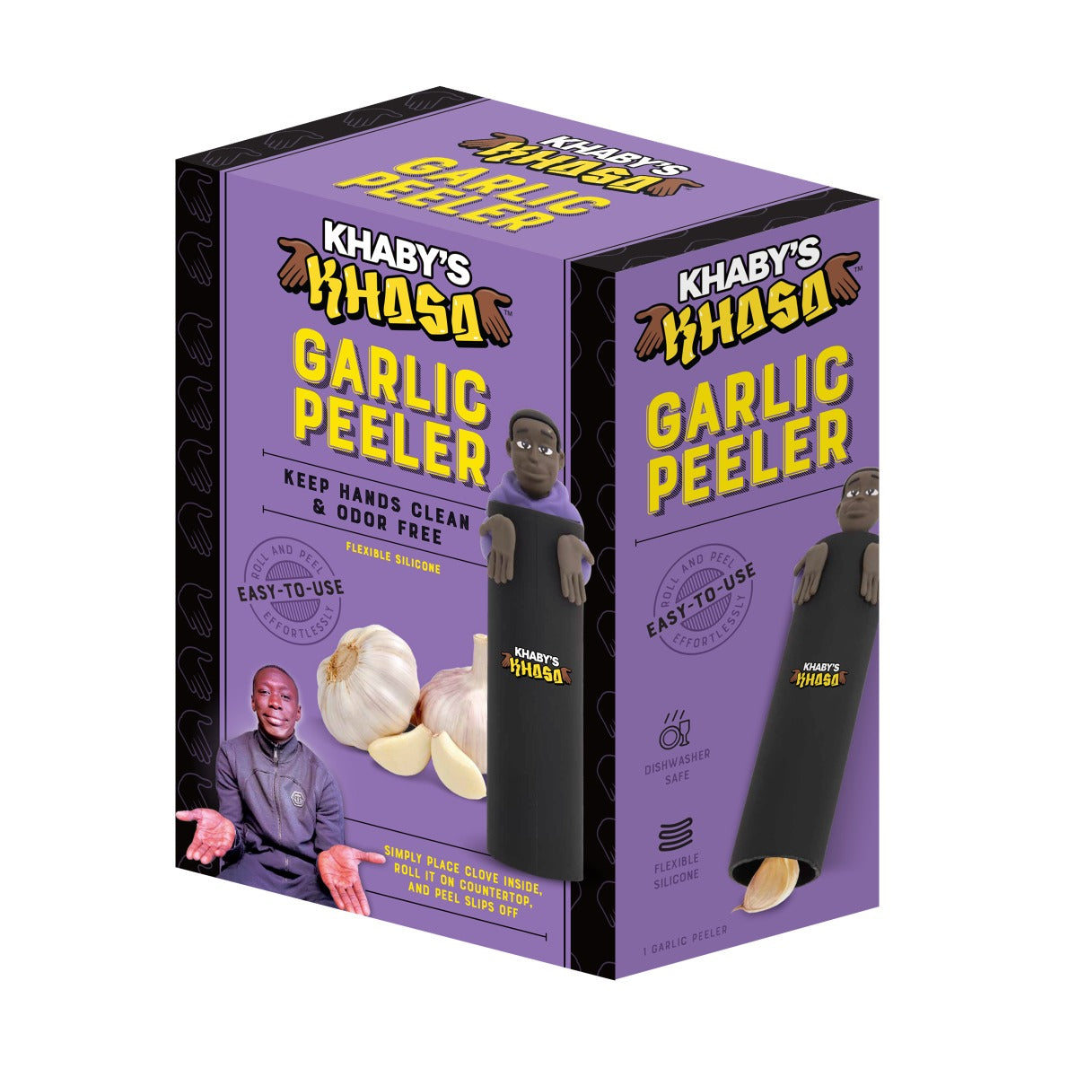 Khaby Lame Garlic Peeler – Effortless Garlic Peeling - Peeler