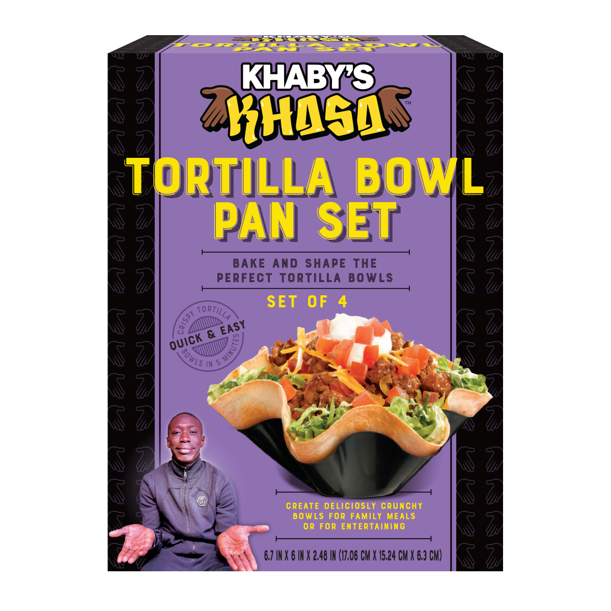 Khaby Lame Tortilla Bowl – Skapa perfekta krispiga tortillaskålar!