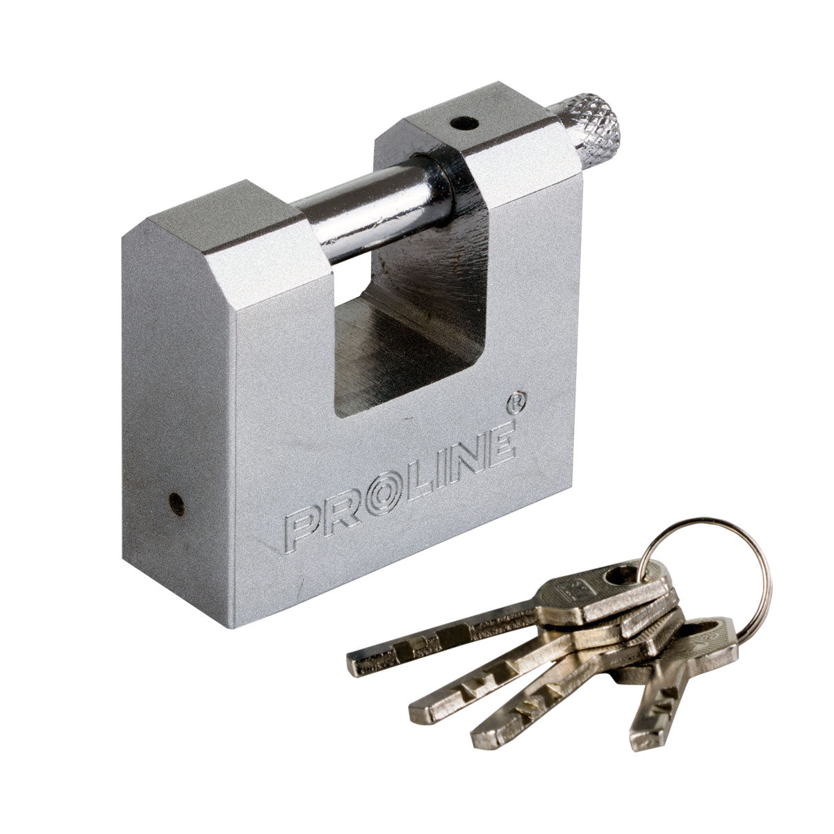 Reinforced Cast Iron Padlock 90 Mm Hard Electronic Key Proline