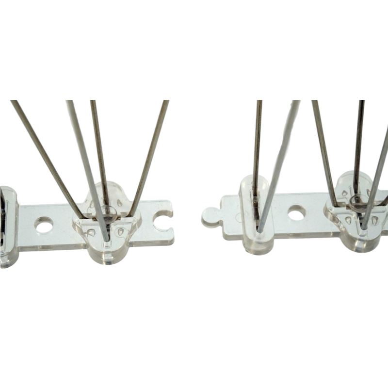Punte deterrenti per uccelli 25 cm di lunghezza 10 punte Bst-920382