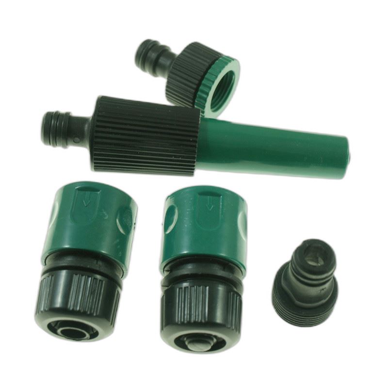 Garden Hose Fittings 1/2 Inch 5 Pieces Durable Plastic