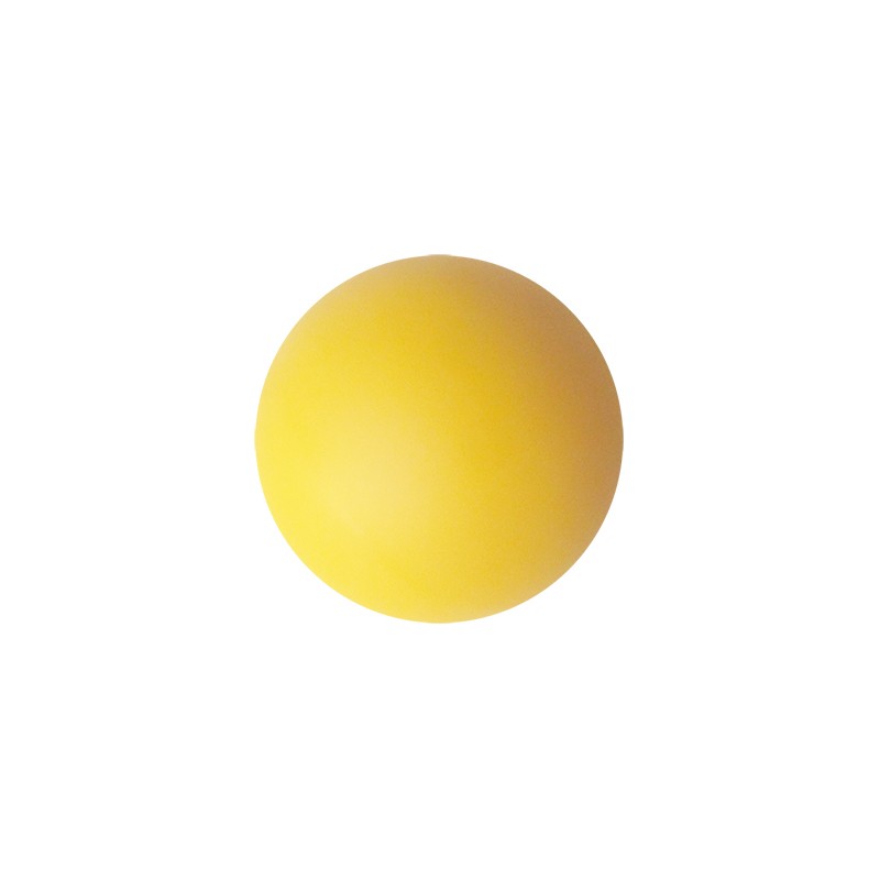 Bola Lacrosse -branco Amarelo- Amarillo ÚNICA