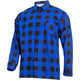 Camicia in Flanella Blu 170g/m2 3xl Ce Lahti