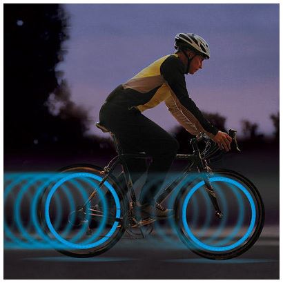 Led-Speichenabdeckung Hellblau oder 7-farbiges Led Beast