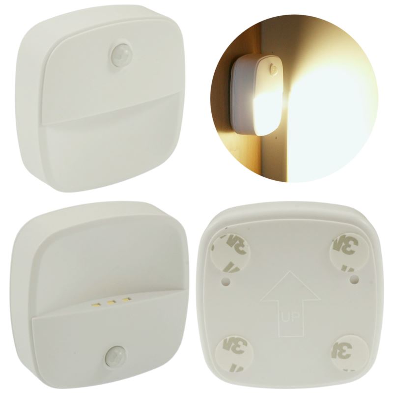 Led нощна лампа със сензор за движение 3 Smd LEDs Beast