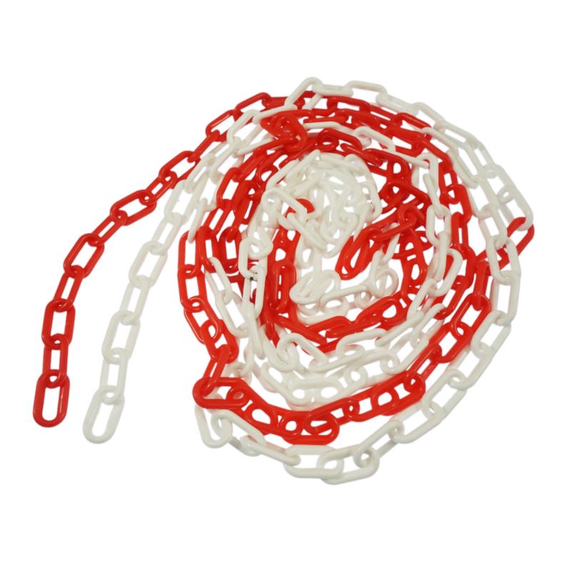 Warnkette Weiß und Rot 5 m Beast