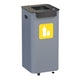 Alda - Eco Modular Bin 2x70l - Gul - Sort