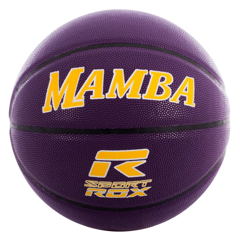 Кожена баскетболна топка Rox Mamba Morado