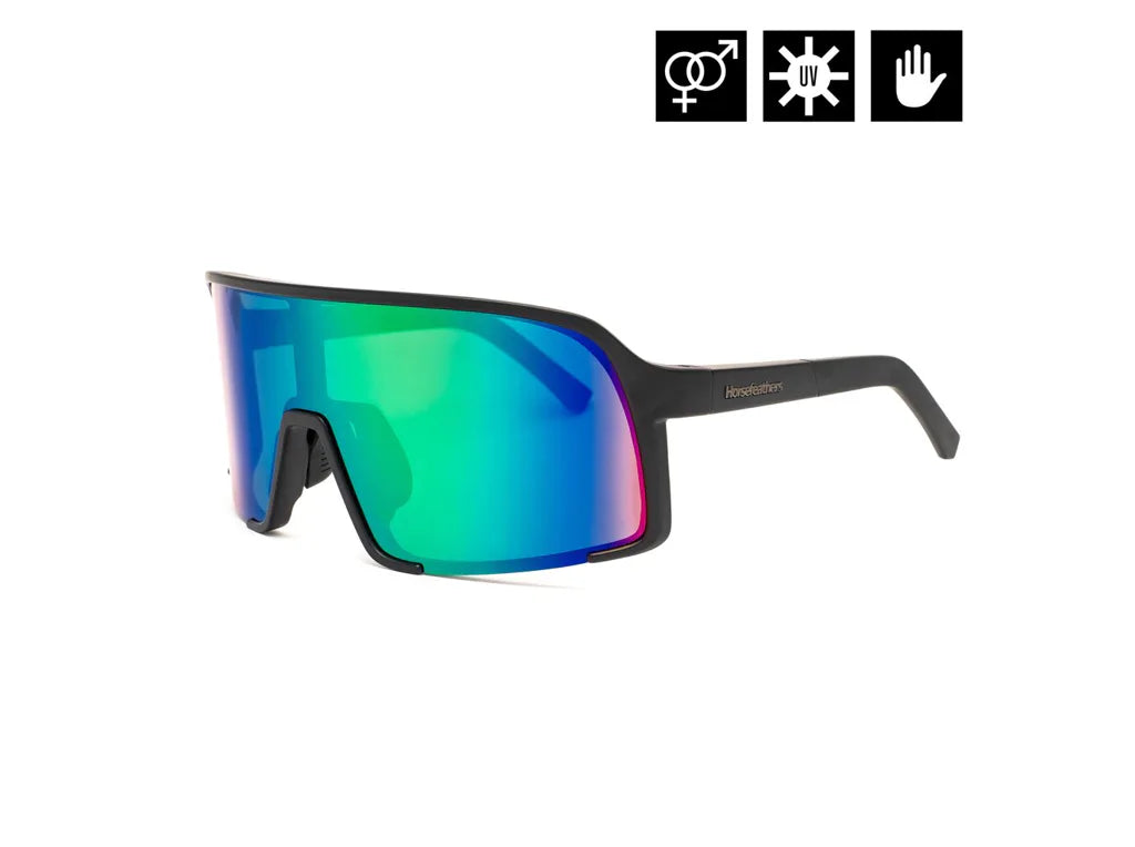 Horsefeathers Magnum Sunglasses (matt Black/mirror Green)