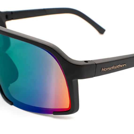 Horsefeathers Magnum Sunglasses (matt Black/mirror Green)