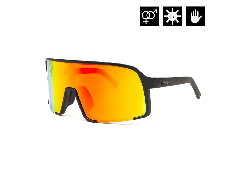 Horsefeathers Magnum Sunglasses (matt Black/mirror Red)