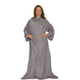 Snuggie - Одеяло с ръкави - Сиво