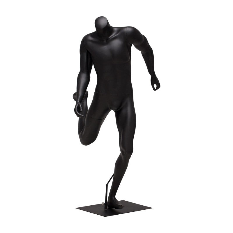 Mannequin Male Soccer Body Whole Negro ÚNICA