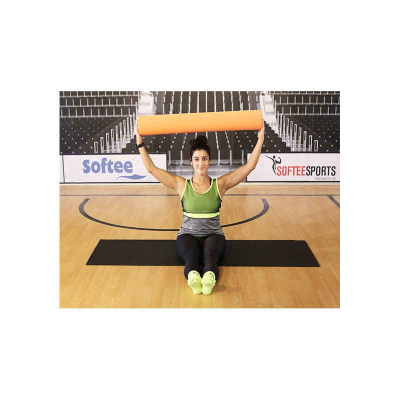 Mat Pilates/yoga Softee Deluxe Thickness 6mm Azul 173X60X06 Cm