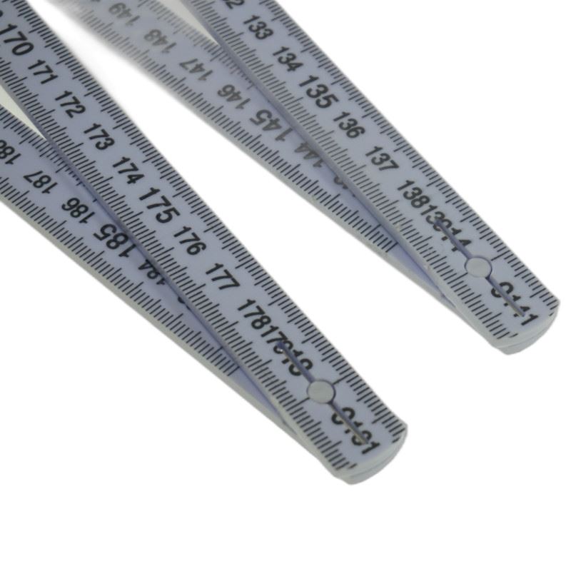 Mesure pliante en plastique 2 mètres 10 sections Beast