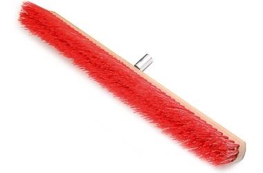 Pouliční smeták 80 cm odolné plastové štětiny pro zvířata