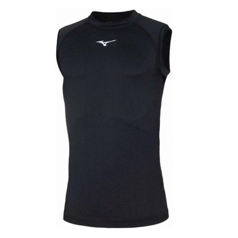 Mizuno Core Fo-éadaí sleeveless T-léine Blanco