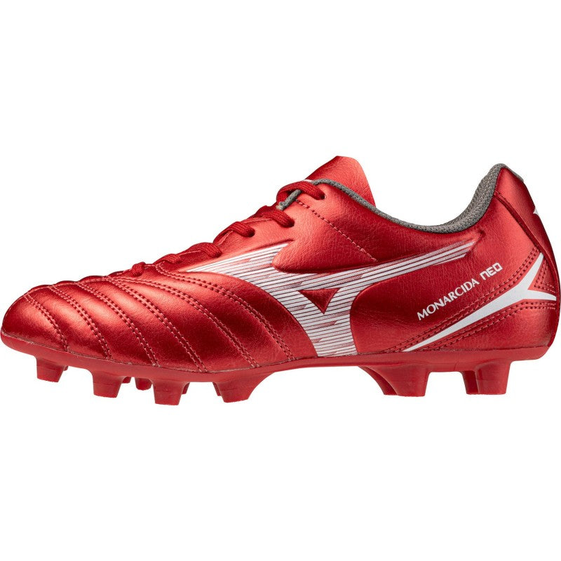 Mizuno Monarcida Neo 3 Sel Jr Fg Kopačky Gris/Plata